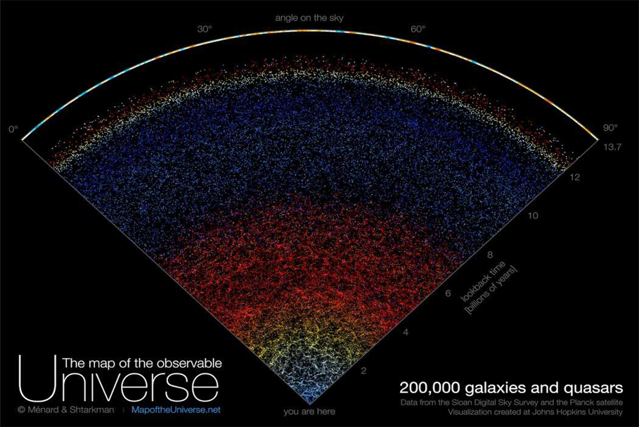 Astronomers have created a new interactive map of the universe